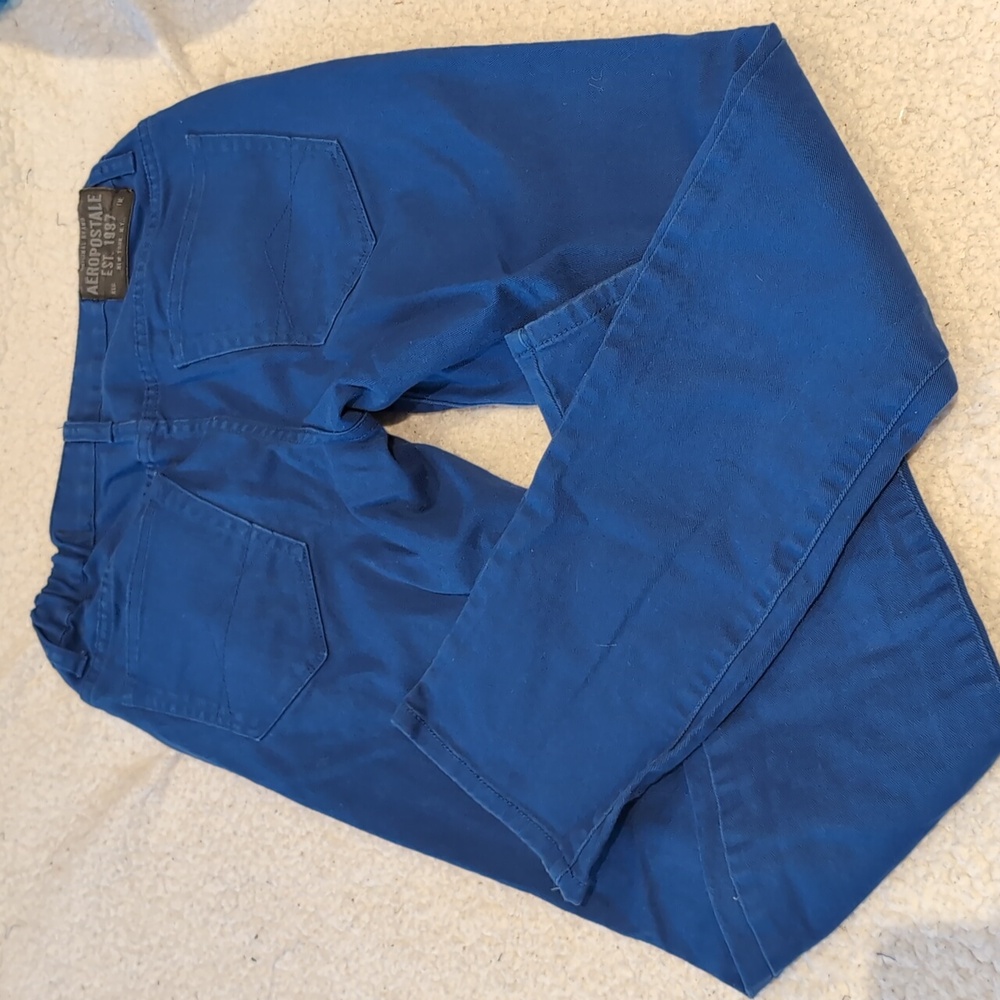 30/32: Vintage Bowery Retro Straight Blue Jeans